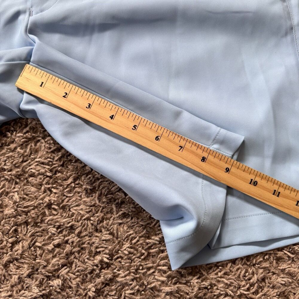 TWO Peter Millar Salem Performance Golf Shorts Men 38 Cornflower Blue 9" Classic - Picture 9 of 11